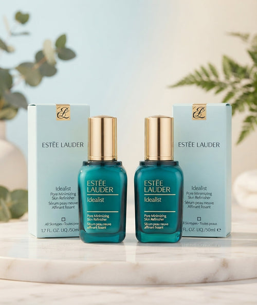 2 pack Estee Lauder Idealist Pore Minimizing Skin Refinisher 50 ml/1.7 oz Fit And Glow