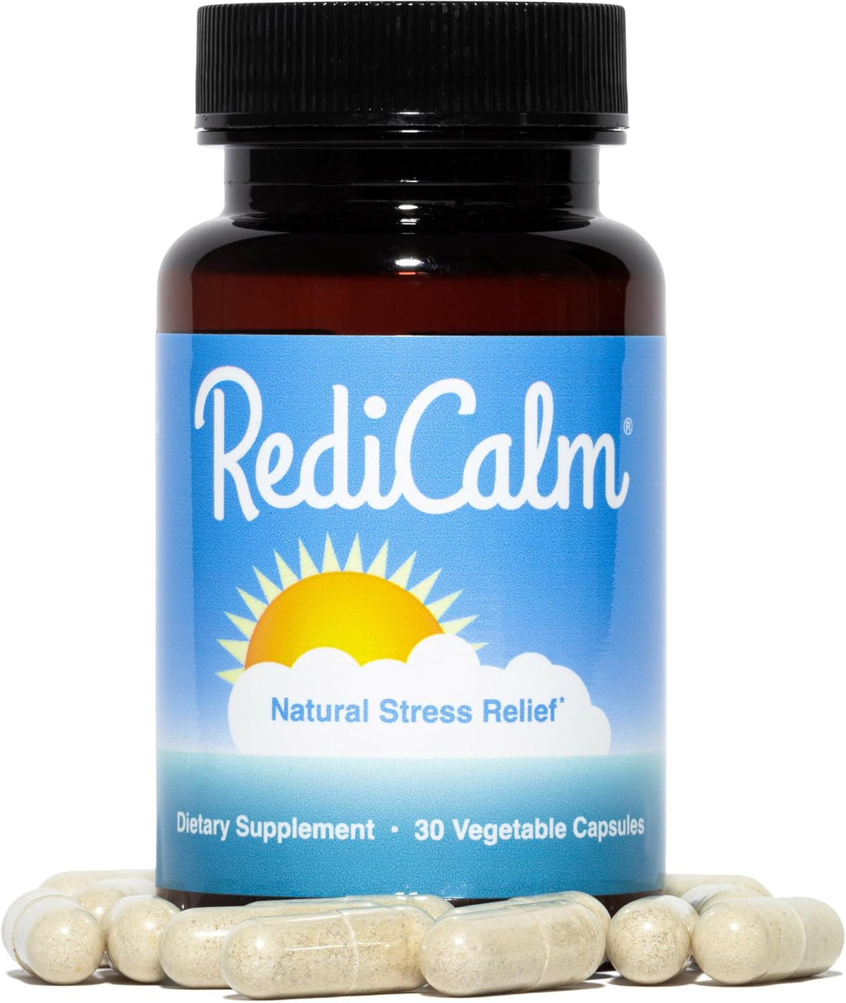 RediCalm Natural Stress Relief and Calming Supplement, Vegan, Gluten-Free Fit And Glow