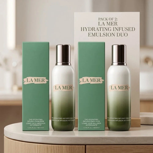 (2X) LA MER The Hydrating Infused Emulsion - 4.2fl. oz / 125ml - New Fit And Glow