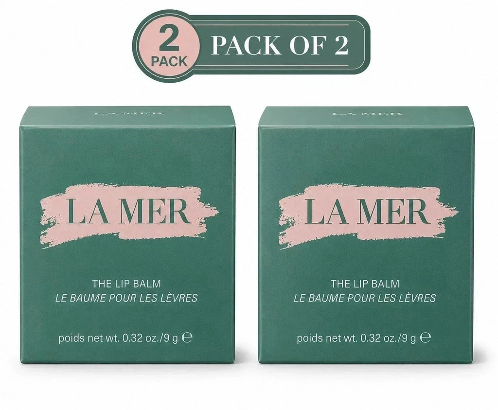 PACK OF 2 La Mer The Lip Balm 0.32 oz 9g Fast Delivery New With Box Fit And Glow