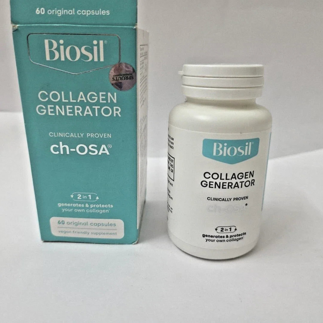 Biosil Collagen Generator ch-OSA 60 Capsules Sealed New Expires 12/27 Fit And Glow