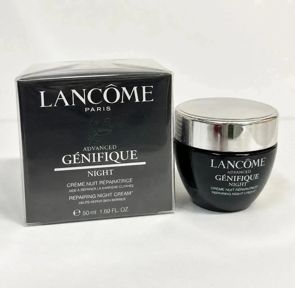 Lancome Advanced Genifique Repairing Night Cream - 1.7 oz / 50mL NEW Sealed Fit And Glow