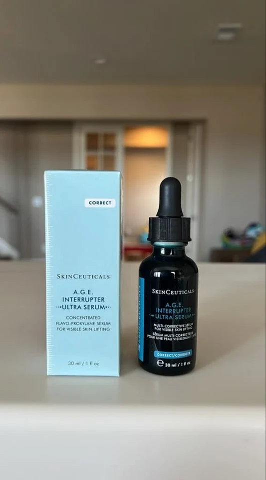 SkinCeuticals A.G.E. Interrupter Ultra Serum Full Size 1 oz NEW Sealed Fit And Glow