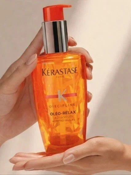 PACK OF 2 Kerastase Discipline Oleo Relax Advanced Hair Smoothing Oil 3.4oz Fit And Glow