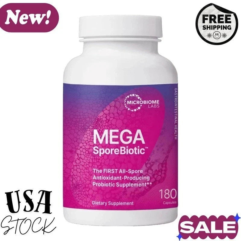 Mega Sporebiotic 180 Softgels Spore advanced Probiotic Supports Gut Health Diges Fit And Glow