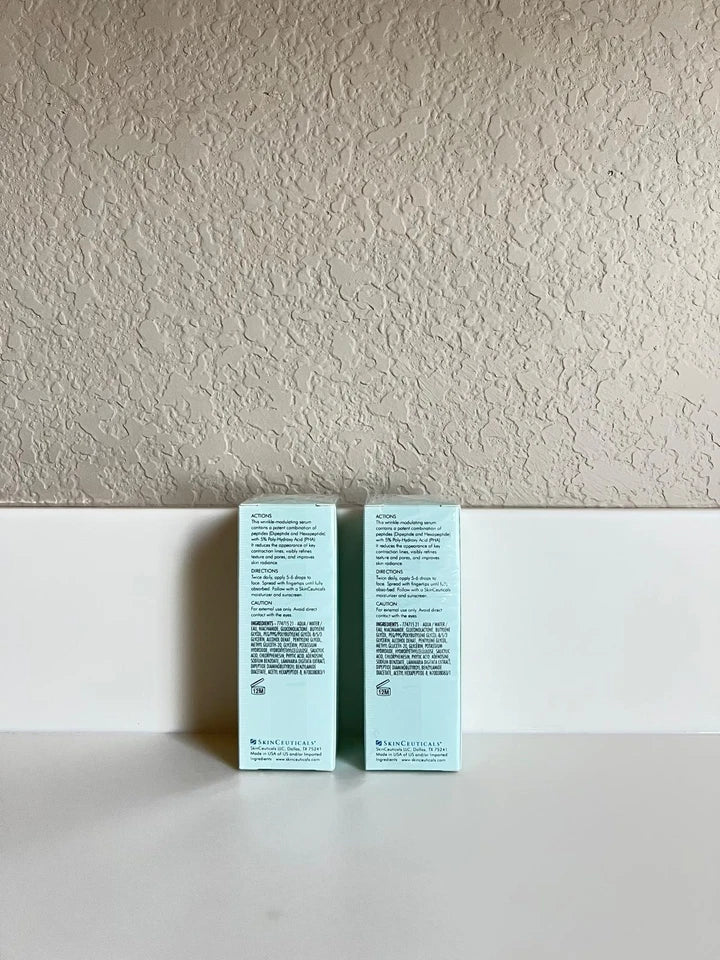 2 Pack NEW Skinceuticals P-TIOX Wrinkle-Modulating Peptide Serum 1 fl oz/30ml Fit And Glow