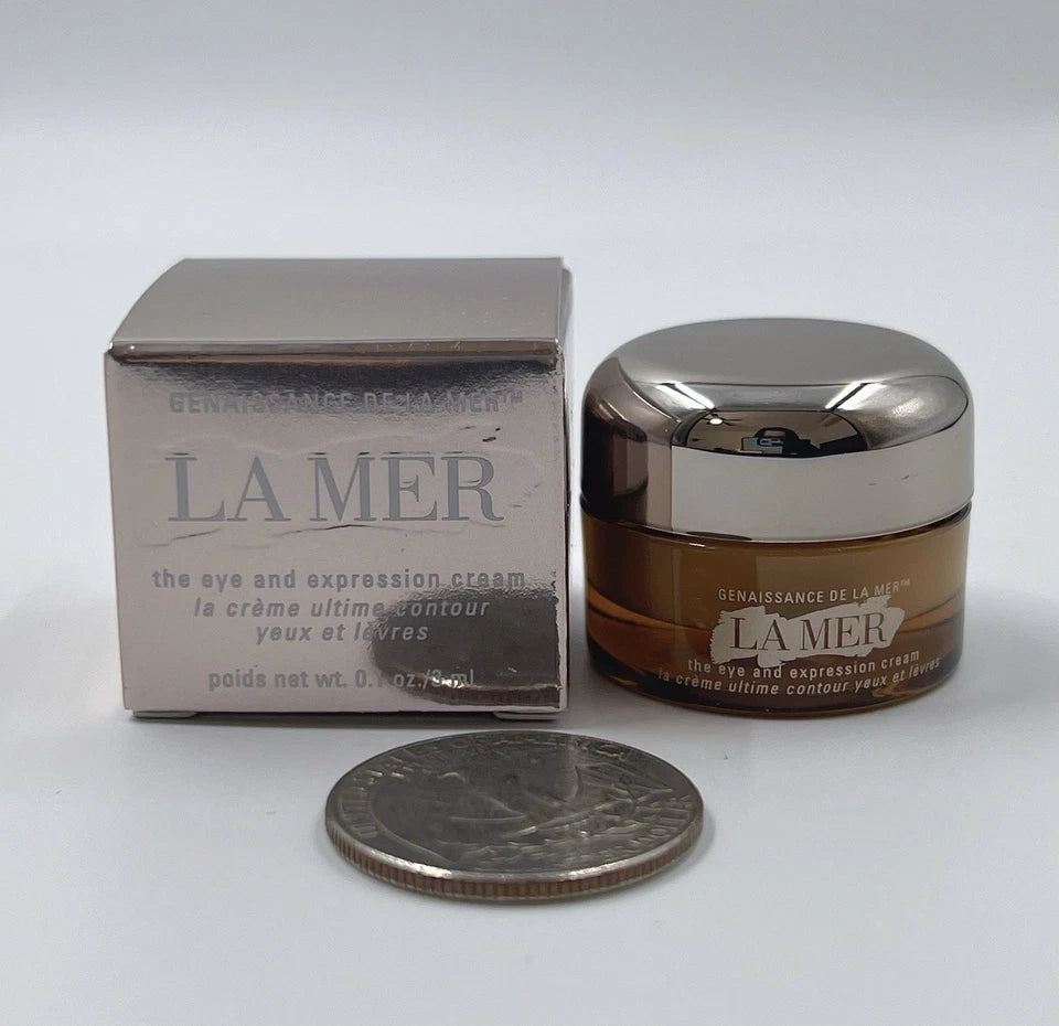 La Mer Genaissance De La Mer The Eye And Expression Cream 0.1oz / 3ml NIB Fit And Glow