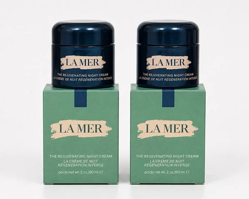 2 PACK La Mer The Rejuvenating Night Cream 2 fl. oz/60ml factory Sealed Pack NIB Fit And Glow