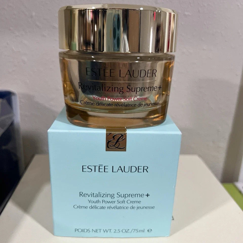 NIB Estee Lauder Revitalizing Supreme + Youth Power Soft Creme 2.5 Oz Full Size Fit And Glow